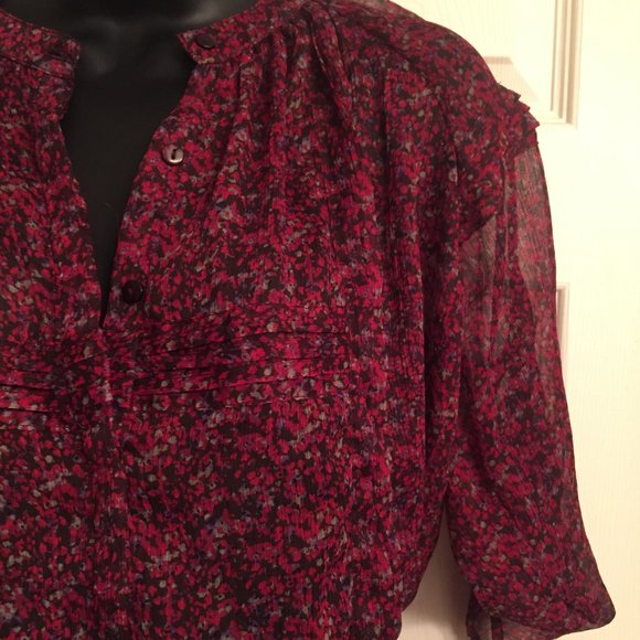 Anthropologie Staring at Stars Sheer Dress - Picture 5 of 8